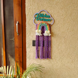 Macrame -  Twisted hangings Cloud Couple / Kids Name Plate