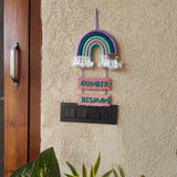 Macrame Nameboard - 5 Layer Mini Rainbow