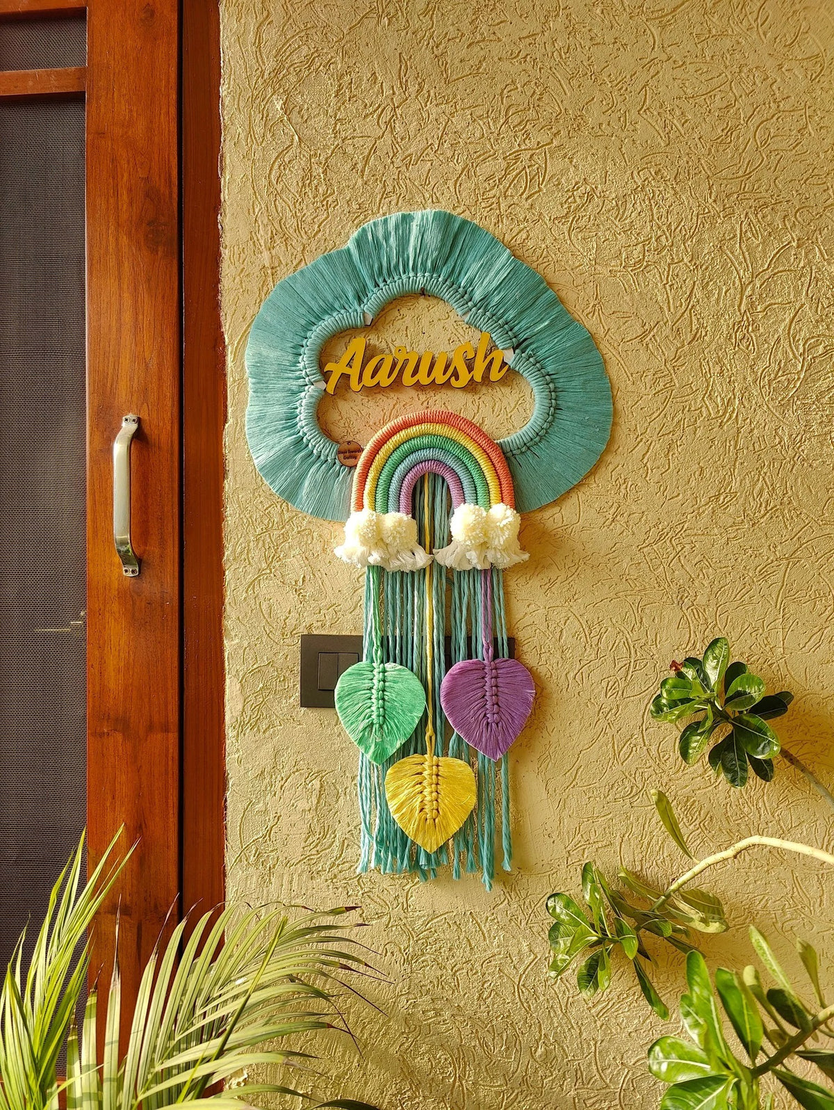 Macrame Nameplates