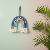 Macrame Nameboard - 5 Layer Mini Rainbow