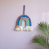 Macrame Nameboard - 5 Layer Mini Rainbow