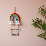 Macrame Nameboard - 5 Layer Mini Rainbow