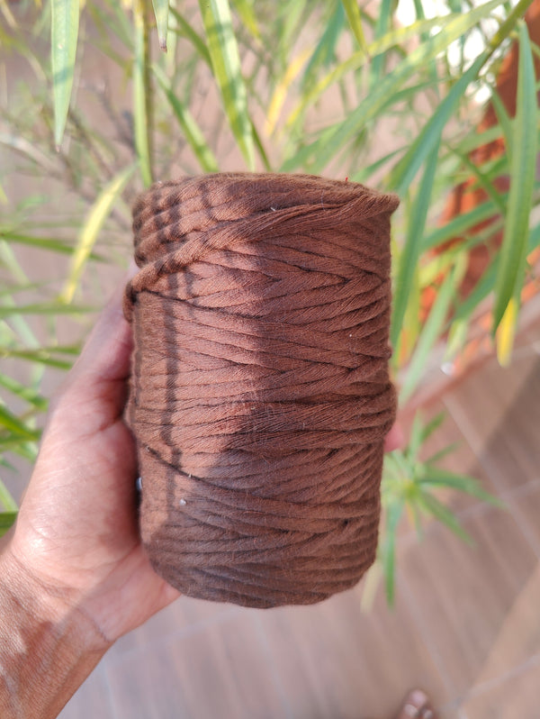 Chocolate Brown - Premium Macrame Cord